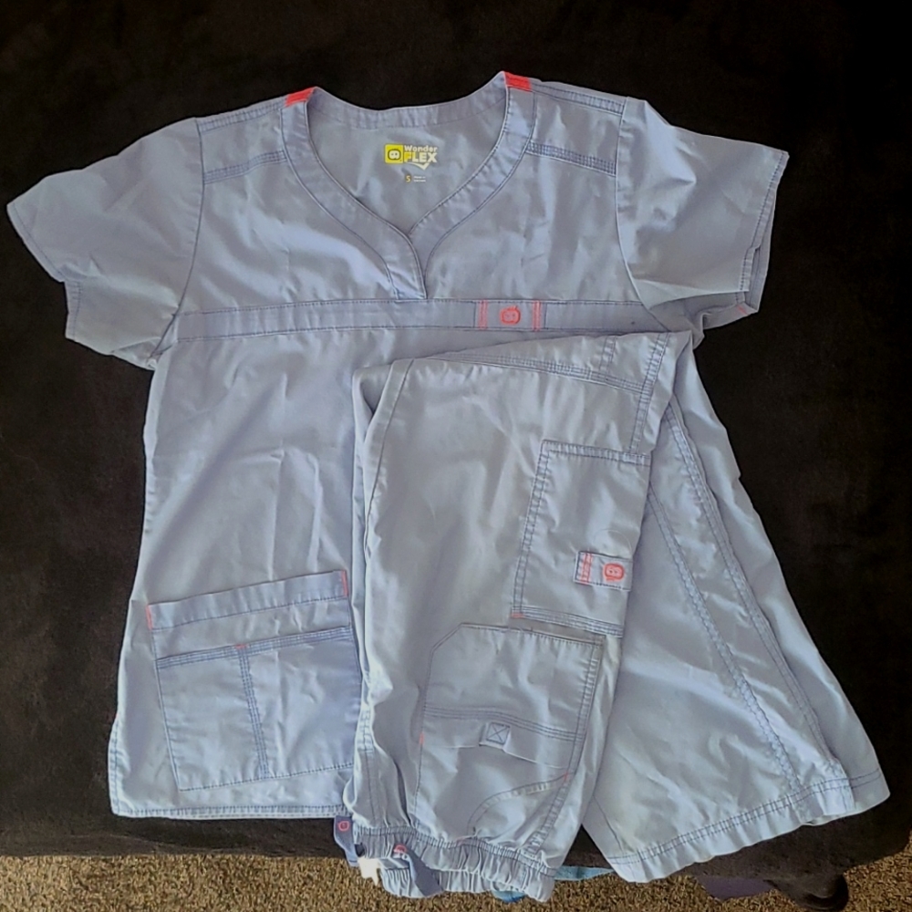 🔴EVERYTHING MUST GO🔴 WonderWink Medical Blue Scrub Set